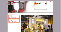Desktop Screenshot of akmentins.lv